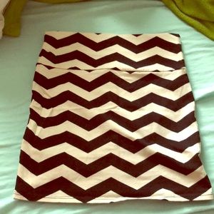 Chevron skirt